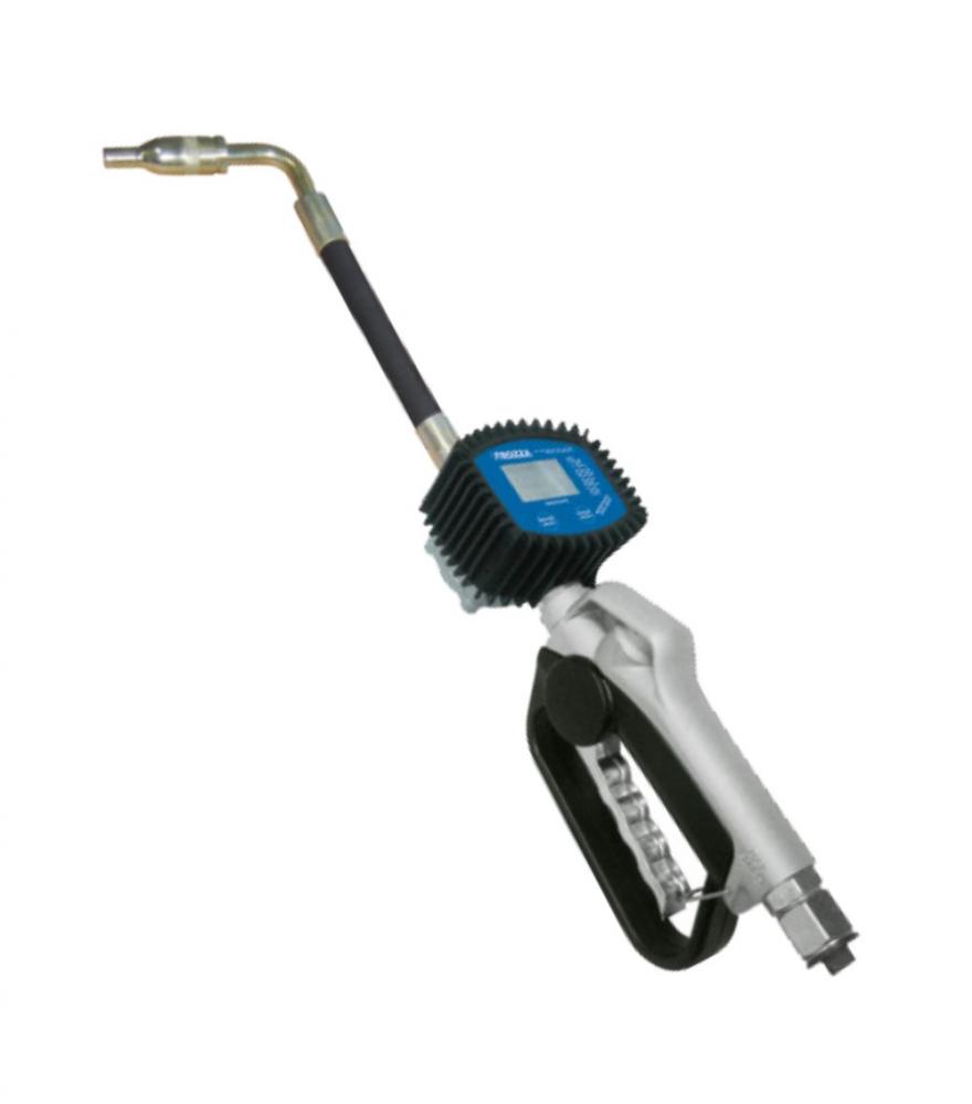 Medidor Digital com Gatilho para Óleo Lubrificante Bozza B-900 35LPM Entrada e Saída 1-2 Polegadas NPT