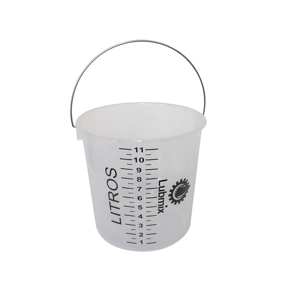 Balde Graduado Lubmix MIX-2039 com Capacidade 11 Litros
