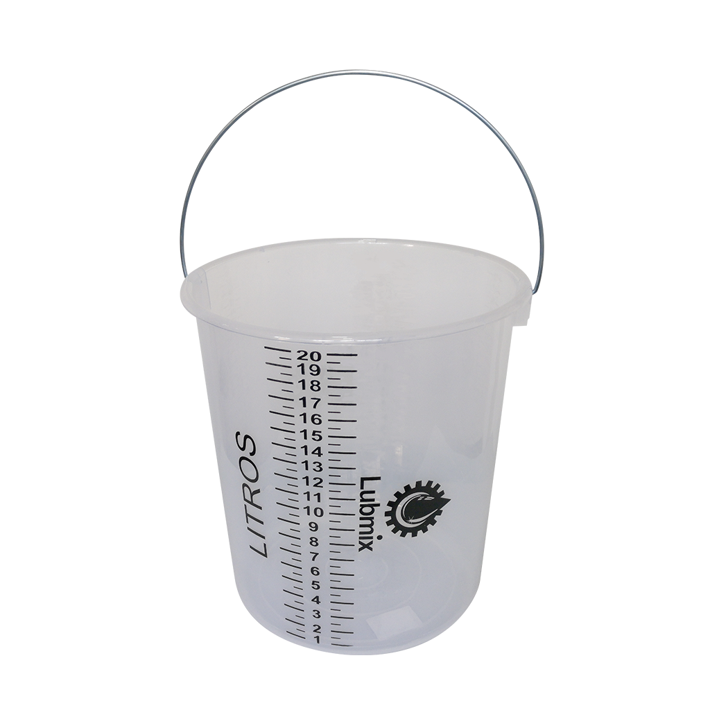 Balde Graduado Lubmix MIX-2046 com Capacidade 20 Litros