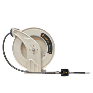 Carretel Automático Com Medidor Digital Lubmix MIX-CA12MD para Óleo Lubrificante Ø 1/2 Pol com 15MT Mangueira