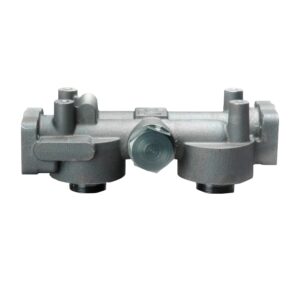 Cabeçote Duplo Donaldson 9180-J 1 1-2 Polegadas NPTF SAE 4 para Diesel e Óleo Lubrificante Bolt Sem Bypass