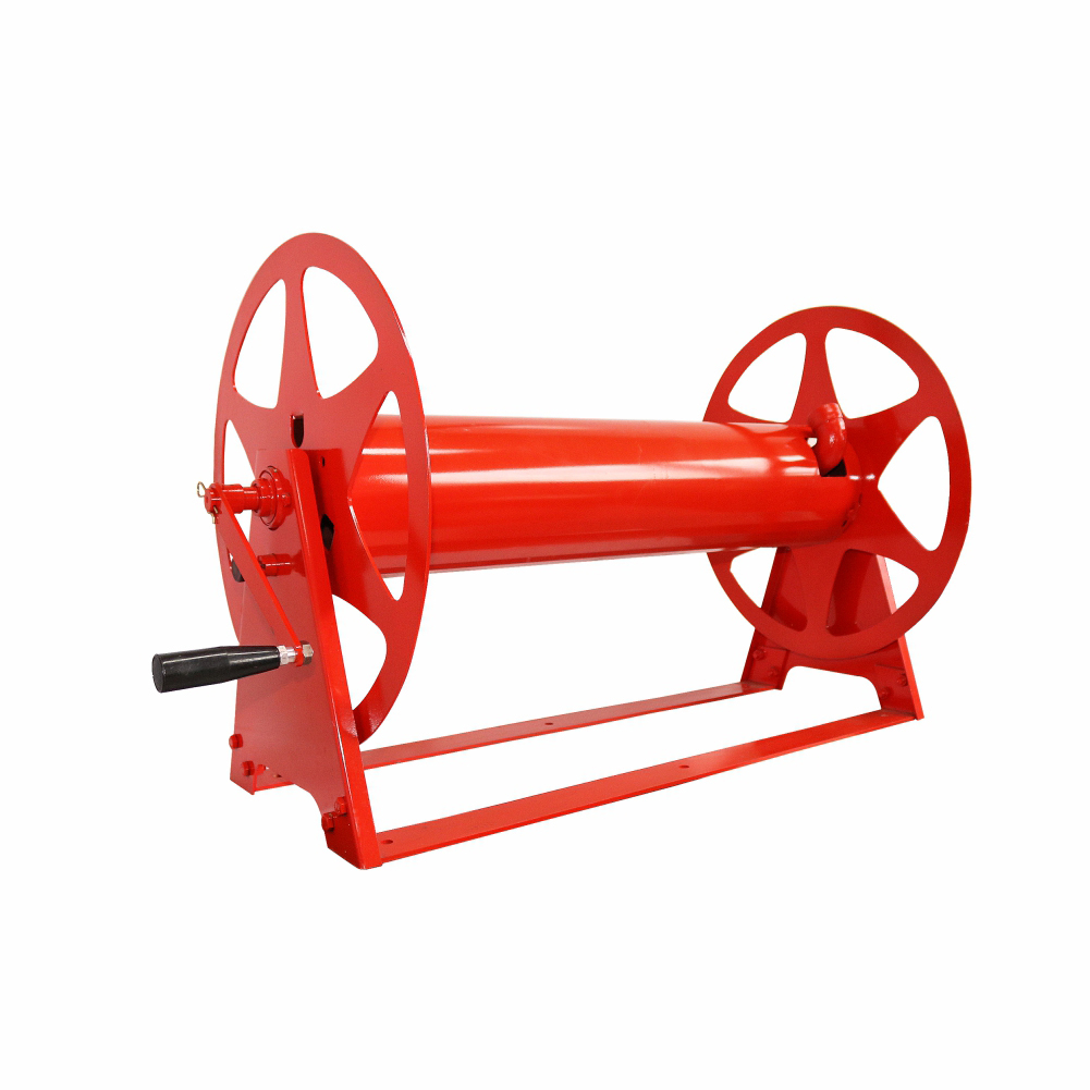 Carretel Manual para 100m Mangueira Ø1 Pol com Base Simples para Combate a Incêndio Lupus F2402