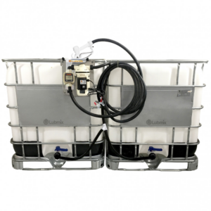 Unidade Dupla de Abastecimento Elétrica 220V para Arla 32 Lubmix MIX-KIT3220S Capacidade 2000 Litros com Medidor Digital 30L/min