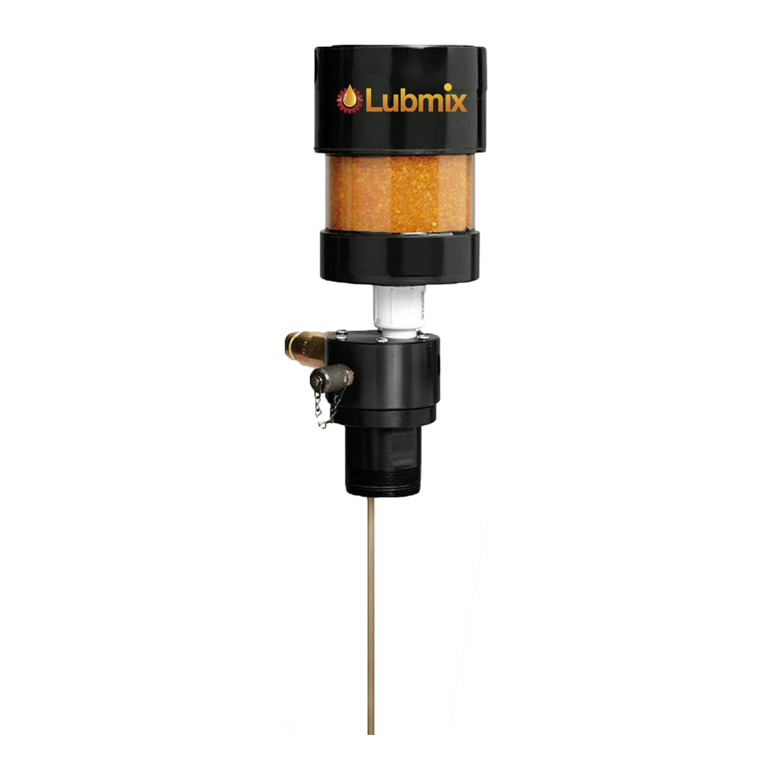 Sistema de Respiro com Filtro Dessecante e Conexão de Amostragem Lubmix MIX-SRFDC8 Engate Rápido 1/2 Pol Macho
