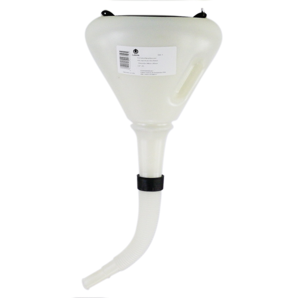 Funil Com Tela e Tampa para Diversos Fluidos Lubmix MIX-19NL8 Capacidade 1,7 litros