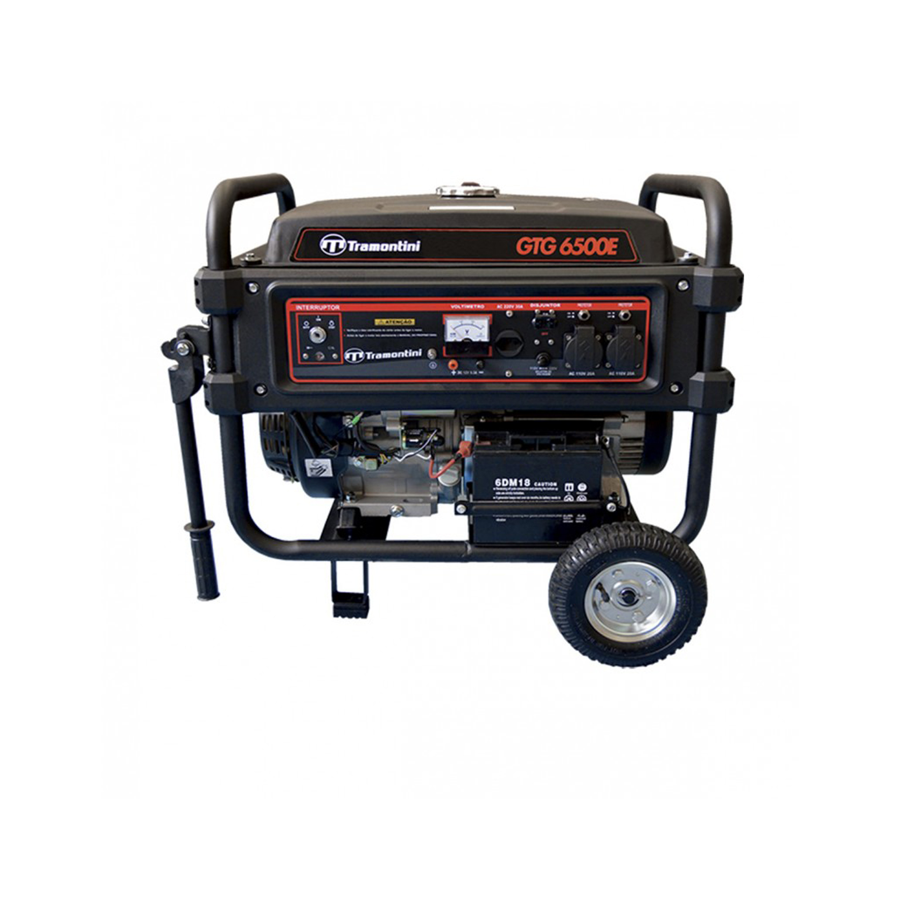 Gerador a Gasolina GTG 6500 Tramontini 6.5 KVA MONO 110/220V