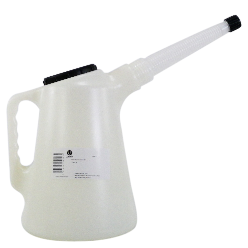 Jarra Bico Sanfonado para Diversos Fluidos Lubmix MIX-19PF1 Capacidade 1 litro
