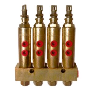 Injetor Linha Simples Lincoln K1063 4 Saídas 3-8Pol NPT
