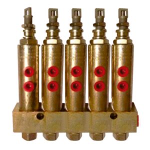 Injetor Linha Simples Lincoln K1064 5 Saídas 3-8Pol NPT