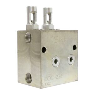 Distribuidor Linha Dupla SKF K1080 4 Saídas 1-8Pol NPT
