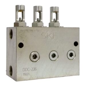 Distribuidor Linha Dupla SKF K1081 6 Saídas 1-8Pol NPT