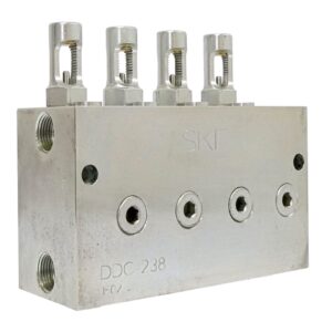 Distribuidor Linha Dupla SKF K1082 8 Saídas 1-8Pol NPT