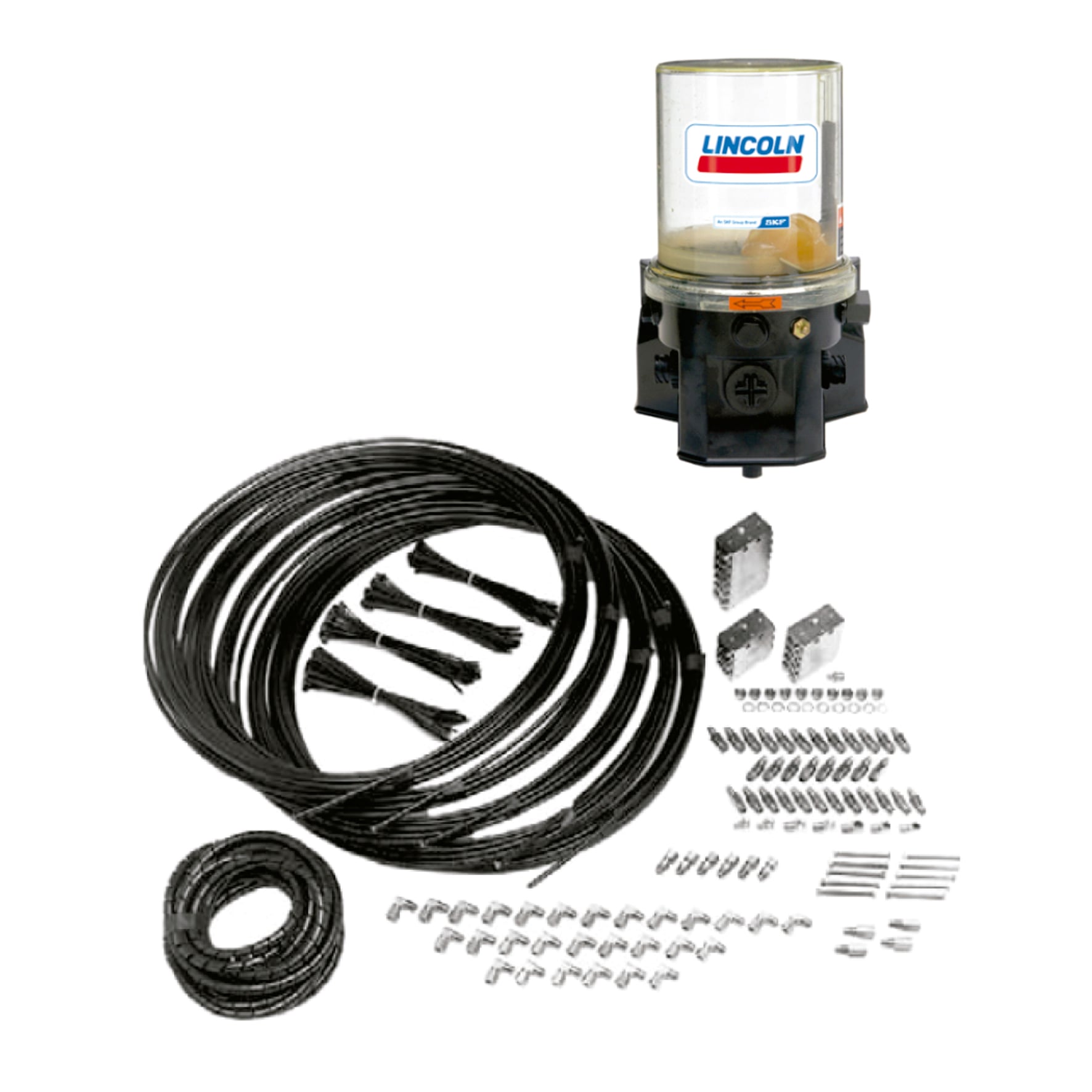 Sistema de Lubrificação Centralizada 20 Pontos com Bomba 24 V Lincoln K1101