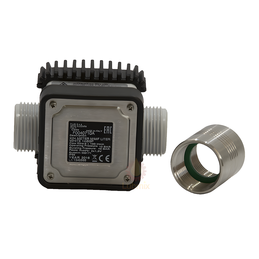 Medidor Digital para Arla 32 Piusi MIX-2120-UR 120LPM Entrada e saída 1 Polegada - Imagem 3