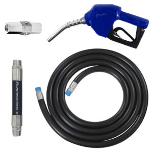 Conjunto para Abastecimento Lubmix MIXCA2P-AZ com Mangote Válvula Breakaway Mangueira e Bico Automático
