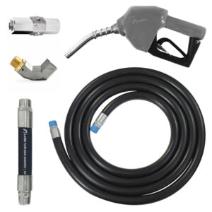 Conjunto para Abastecimento Lubmix MIX-CA3P-CZ com Mangote Válvula Breakaway Mangueira Junta Giratória e Bico Automático