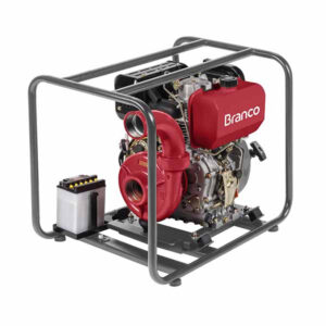 Motobomba Partida Elétrica Branco BD-815I Centrífuga 38 m3/h Motor 10CV Sucção 2.1-2 Pol Recalque 2.1-2 Pol Combate a Incêndio