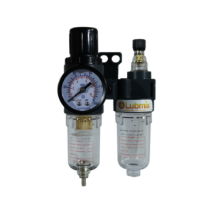 Lubrefil de 1/4" NPT Conjunto Preparador de Ar 500LPM Bozza MBZ-LUBRI-14