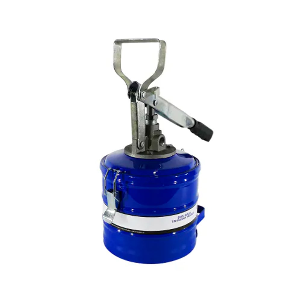 Bomba Manual Tipo Alavanca para Graxa com Reservatório Lubmix MIX-00022 Capacidade de 2kg