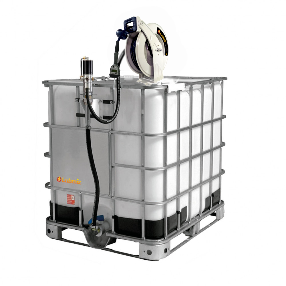 Unidade Pneumática de Abastecimento com Medidor Digital Programável e Carretel para Óleo Lubmix MIX-1000CMP 1000L 28L/Min