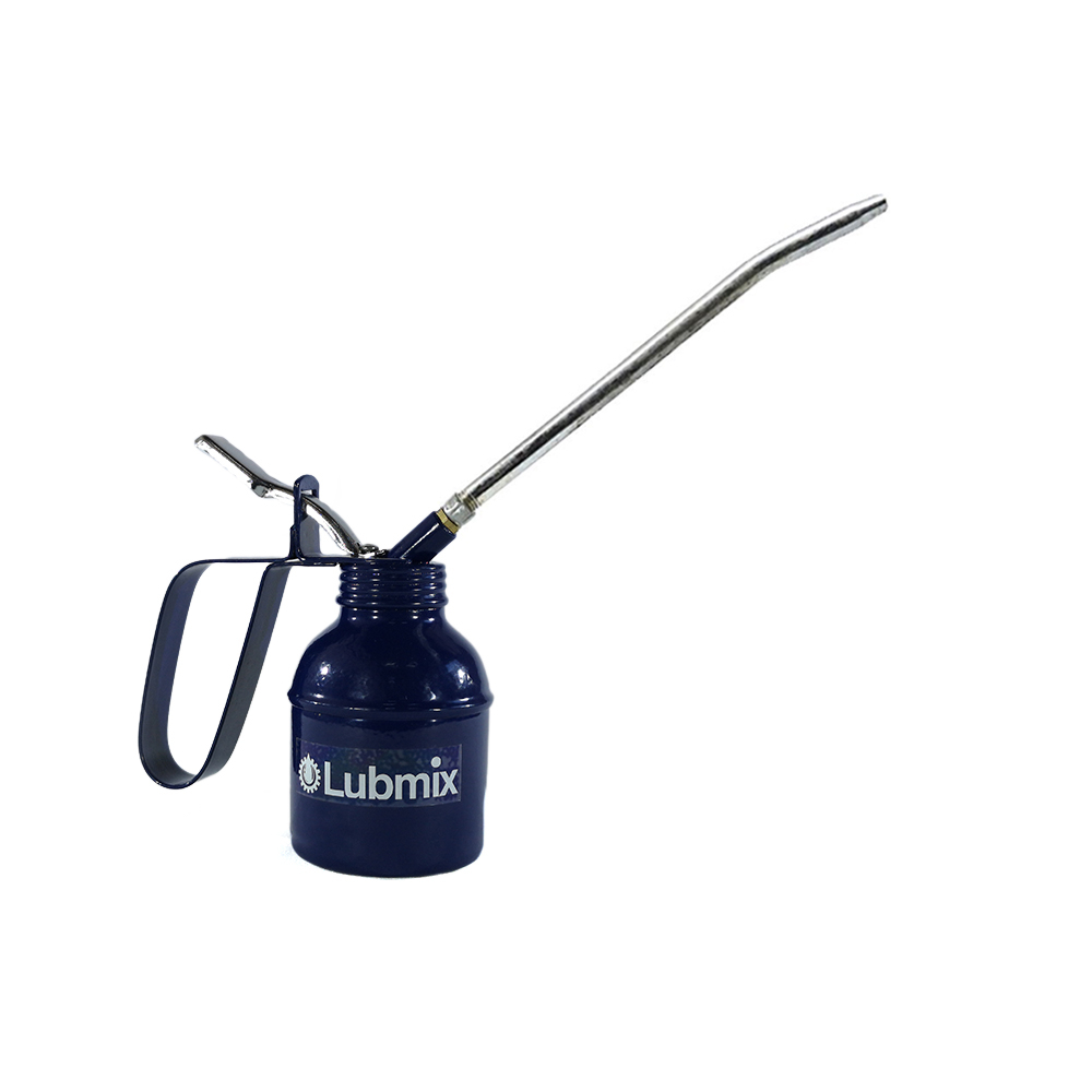 Bomba Almotolia Manual para Óleo Lubrificante Lubmix MIX-111RB Bico Rígido Capacidade 200ml