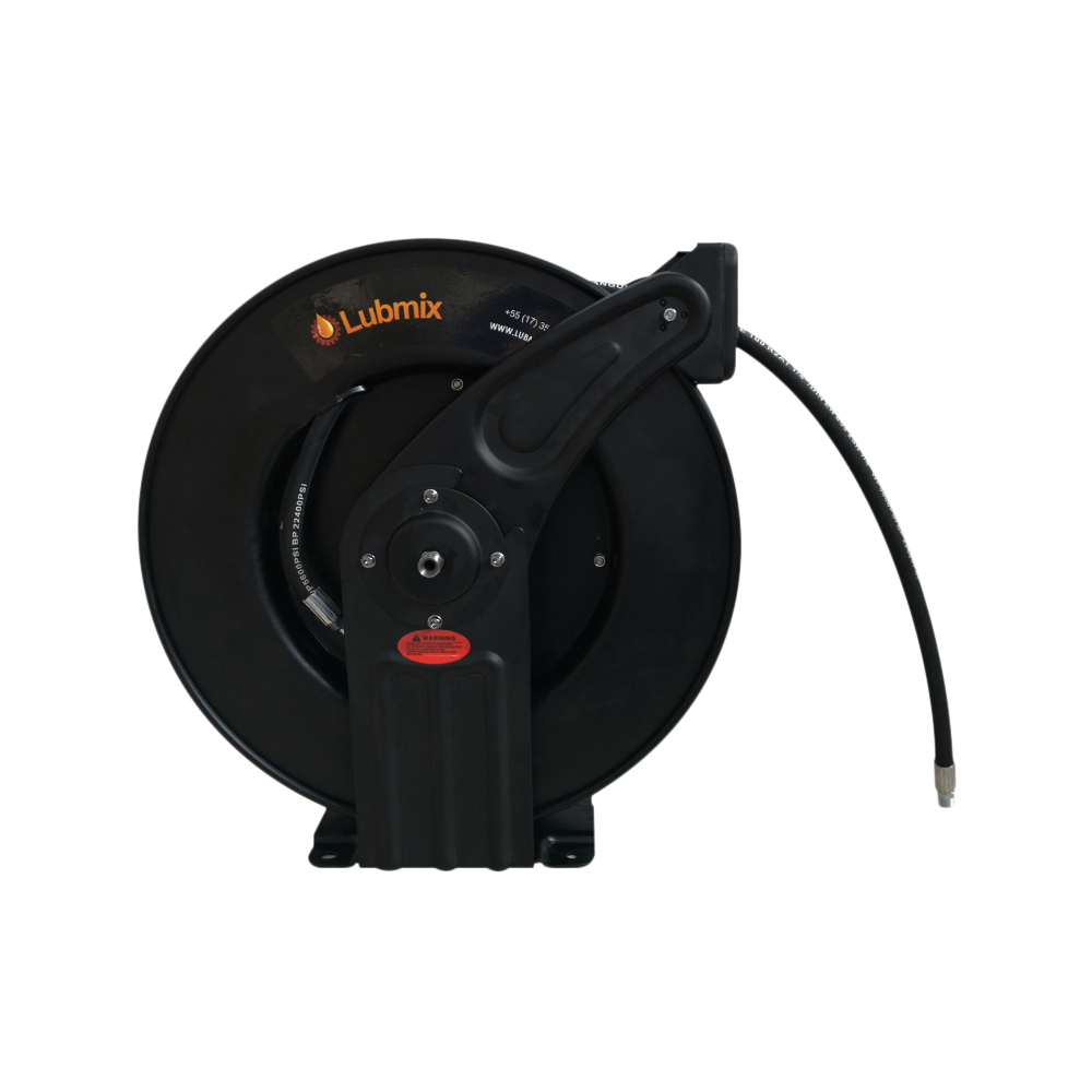 Carretel Automático para Graxa e Ar Lubmix MIX-12460 Ø 1/4 Pol para até 15MT Mangueira