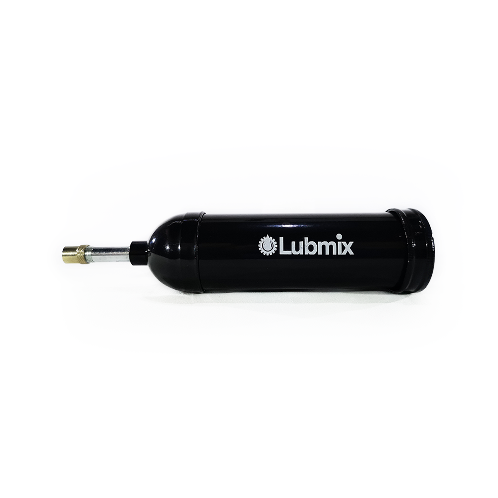 Bomba Manual com Bico Fêmea para Graxa Lubmix MIX-12G7P em Aço com Capacidade 125g