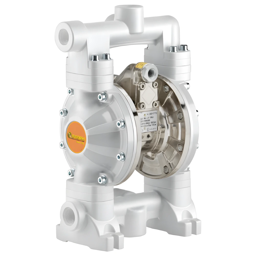 Bomba de Duplo Diafragma Ecodora 3/4" (1" (f) para Tambor) com Vazão de 60 L/min em Alumínio MIX-16117H5