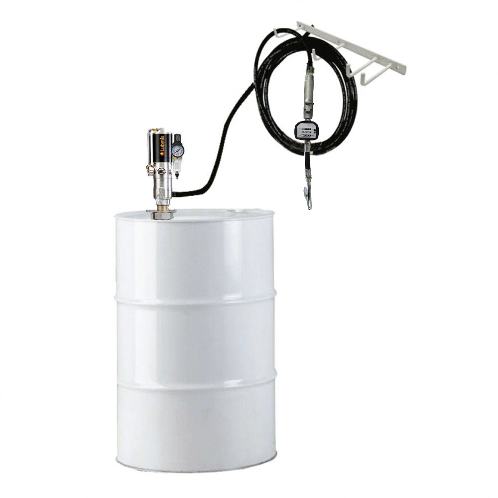 Unidade de Abastecimento Lubmix MIX-9802-M Medidor Mecânico 10M Mang 1-2Pol Adp Tambor 28LPM