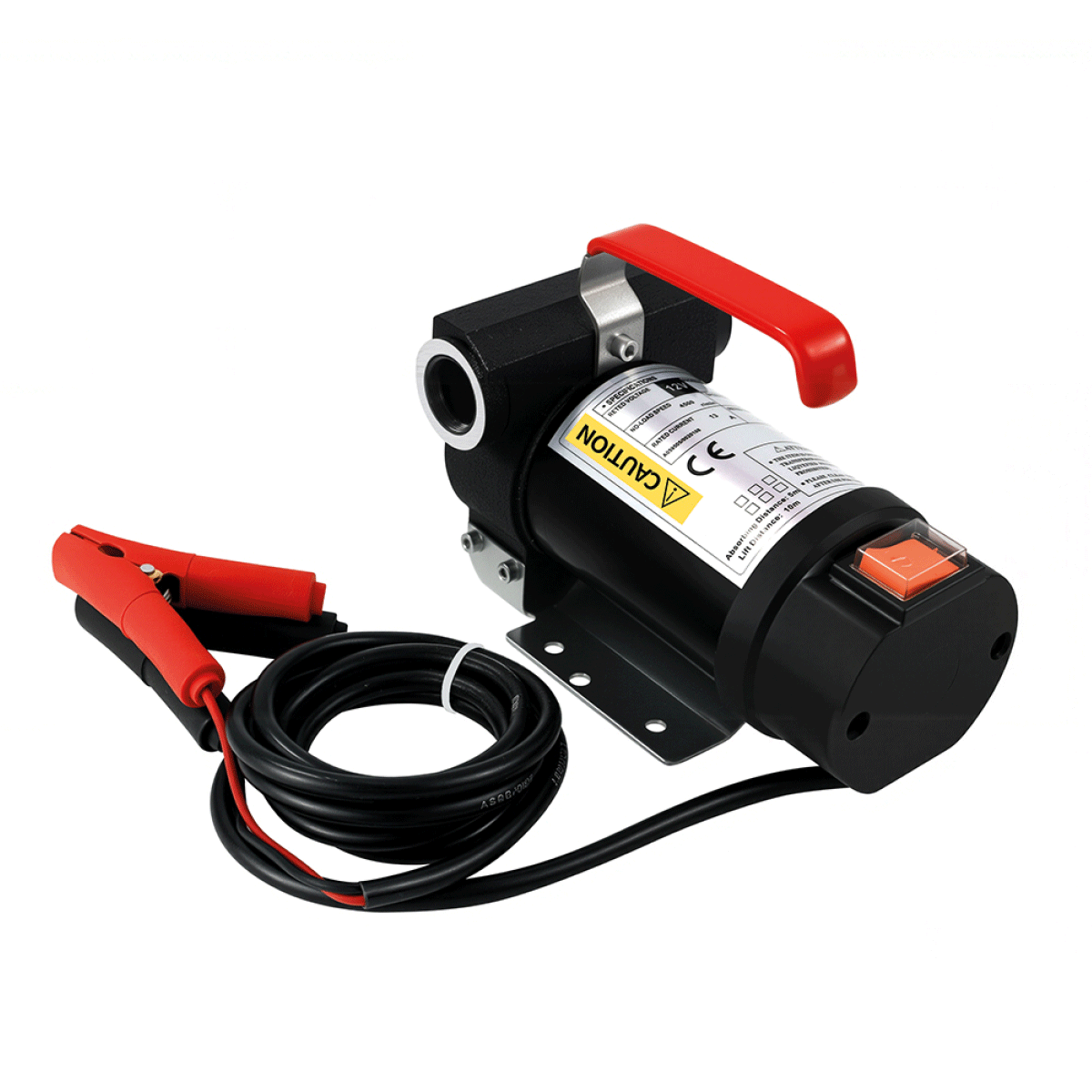 Bomba de Transferência Elétrica Lubmix 24V para Diesel com Vazão de 40 L/min MIX-BD24V40