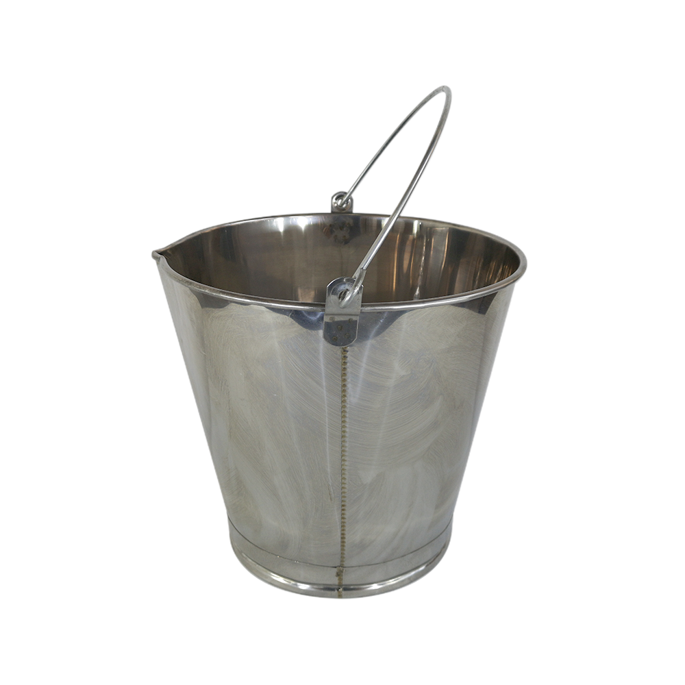 Balde Graduado INOX com Bico Lubmix 2044B Capacidade 15 Litros - Imagem 2