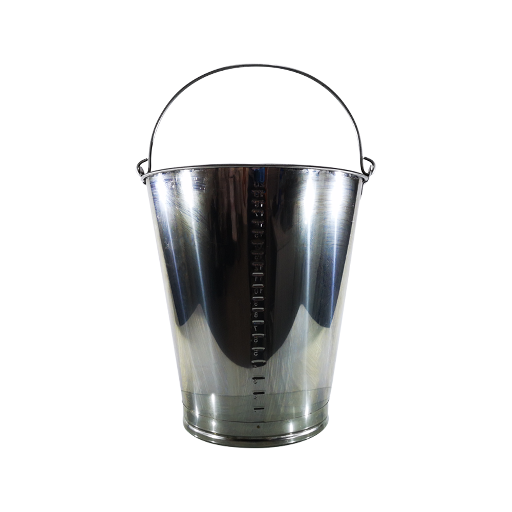 Balde Graduado INOX Lubmix MIX-BG20 Capacidade 20 Litros