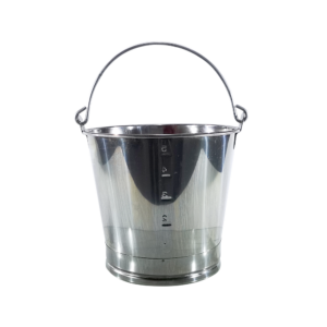 Balde Graduado INOX Lubmix MIX-BG5 Capacidade 5 Litros