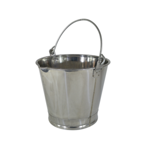 Balde Graduado INOX com bico Lubmix 2043B Capacidade 5 Litros