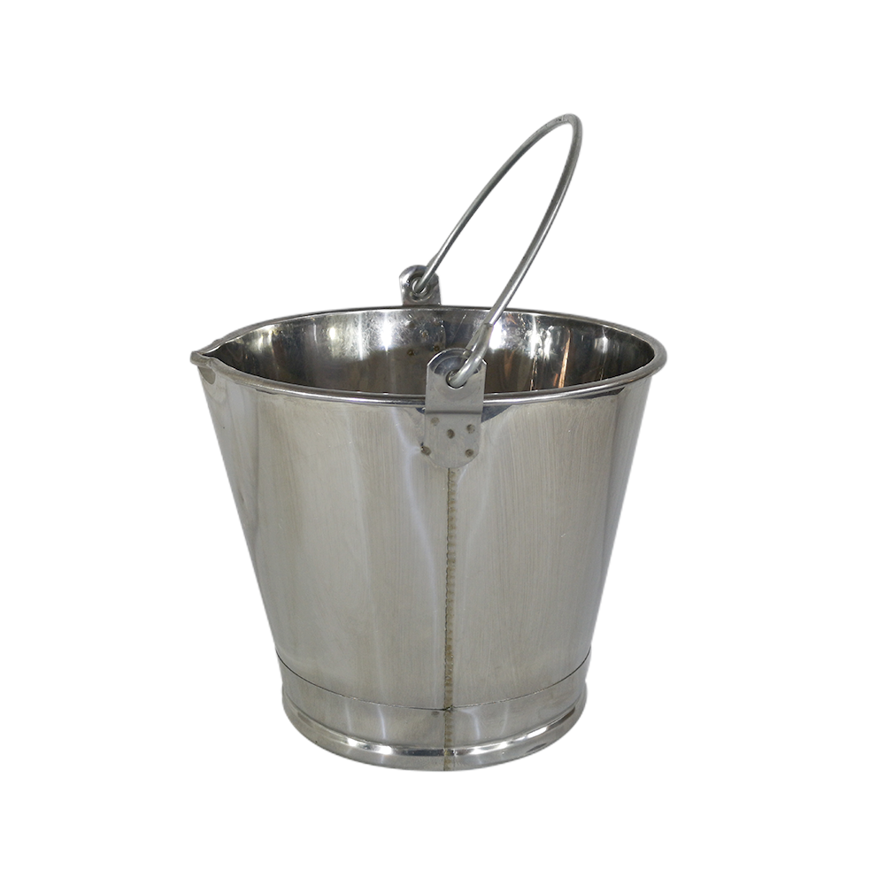 Balde Graduado INOX com bico Lubmix 2043B Capacidade 5 Litros - Imagem 2