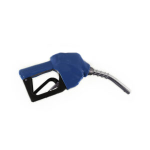 Bico Automático para Abastecimento de Combustíveis Lubmix MIX-BI12-AZ Azul Entrada 3/4", Ponteira 1/2", Vazão 75 L/min, Acionamento por Pressão para Diesel, Gasolina e Etanol
