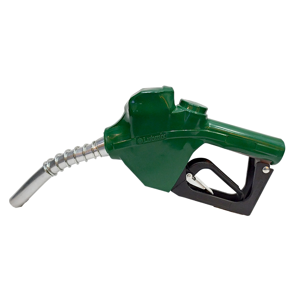 Bico Automático para Posto de Gasolina - 1/2" 75 L/min Lubmix – Cor Verde - MIX-BI12B-VD