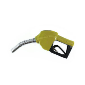 Bico Automático para Abastecimento de Combustíveis Lubmix MIX-BI34-AM Amarelo Entrada 3/4", Ponteira 3/4", Vazão 75 L/min, Acionamento por Pressão para Diesel, Gasolina e Etanol