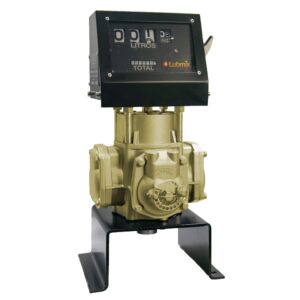 Bloco Medidor Volumétrico Registrador com Numerador para Diesel, Gasolina, Querosene e Etanol Lubmix – 4 Dígitos, Entrada de 1.1/2" e Vazão de 150 L/min MIX-BRNC6