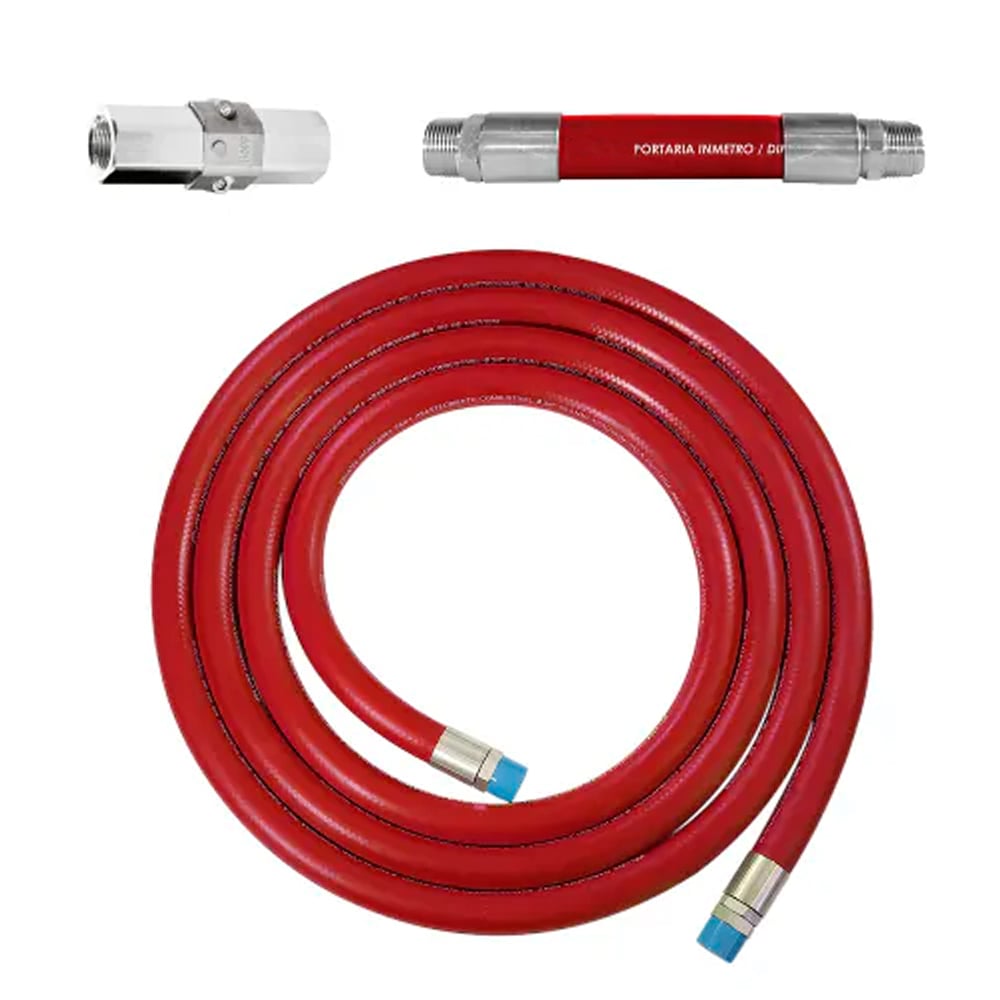 Conjunto para Abastecimento Lubmix MIX-CA1C-VM com Mangote Válvula Breakaway e Mangueira