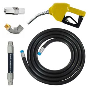 Conjunto para Abastecimento Lubmix MIX-CA3P-AM com Mangote Válvula Breakaway Mangueira Junta Giratória e Bico Automático