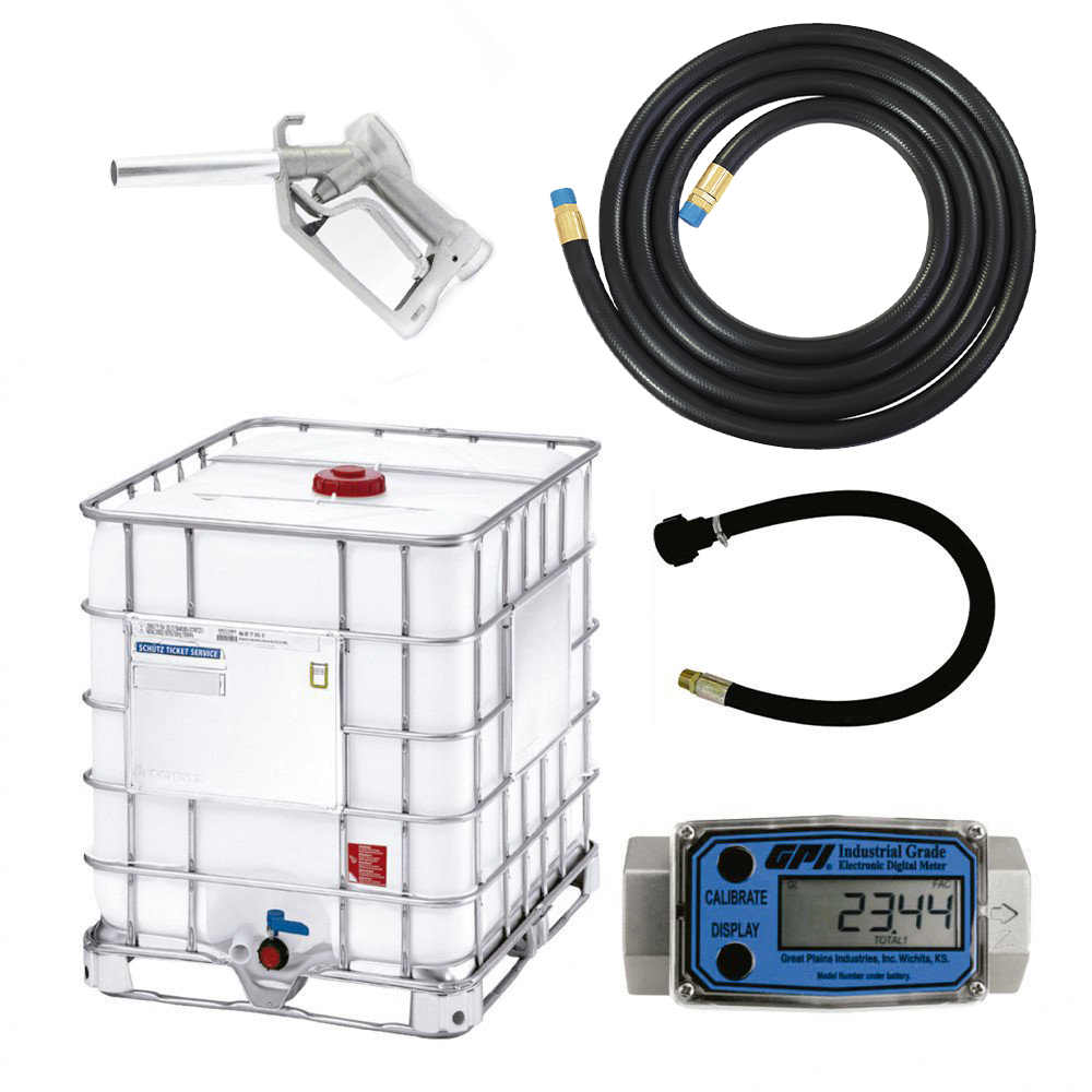 Kit para Abastecimento de Etanol por Gravidade Lubmix com Bico de Abastecimento e Medidor Modular Digital