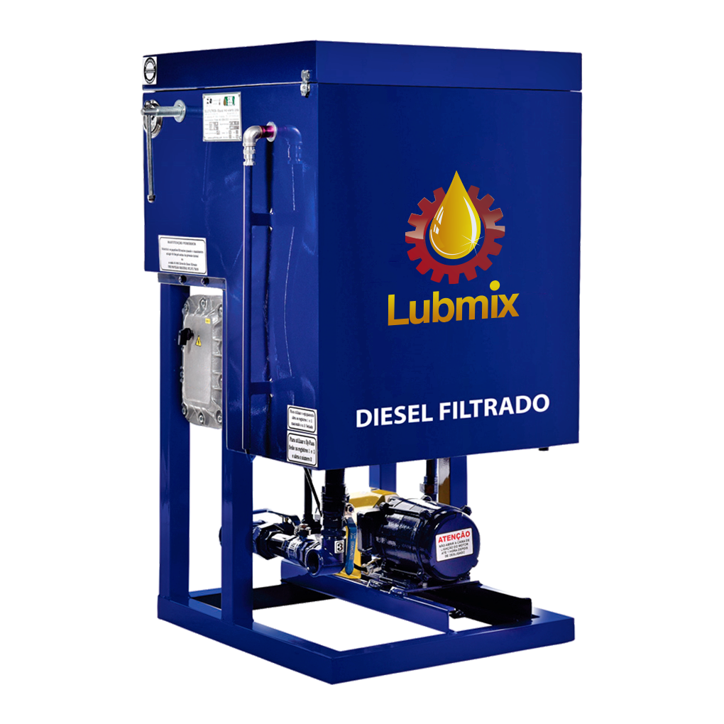 Filtro Flash para Tratamento de Óleo Diesel Lubmix MIX-FL1CV-1 Simples Tipo Prensa