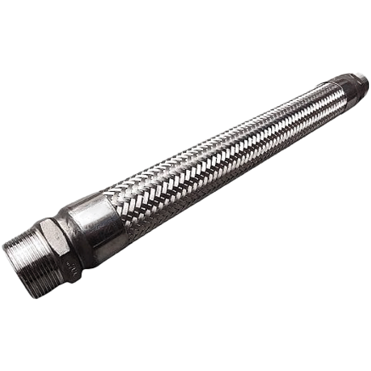 Tubo Metálico Flexível Lubmix 2’’ com Terminais 2" (MF) Fixo / Giratório com 40 cm para Postos de Combustíveis MIX-FLEX-MF2-40 - Imagem 2