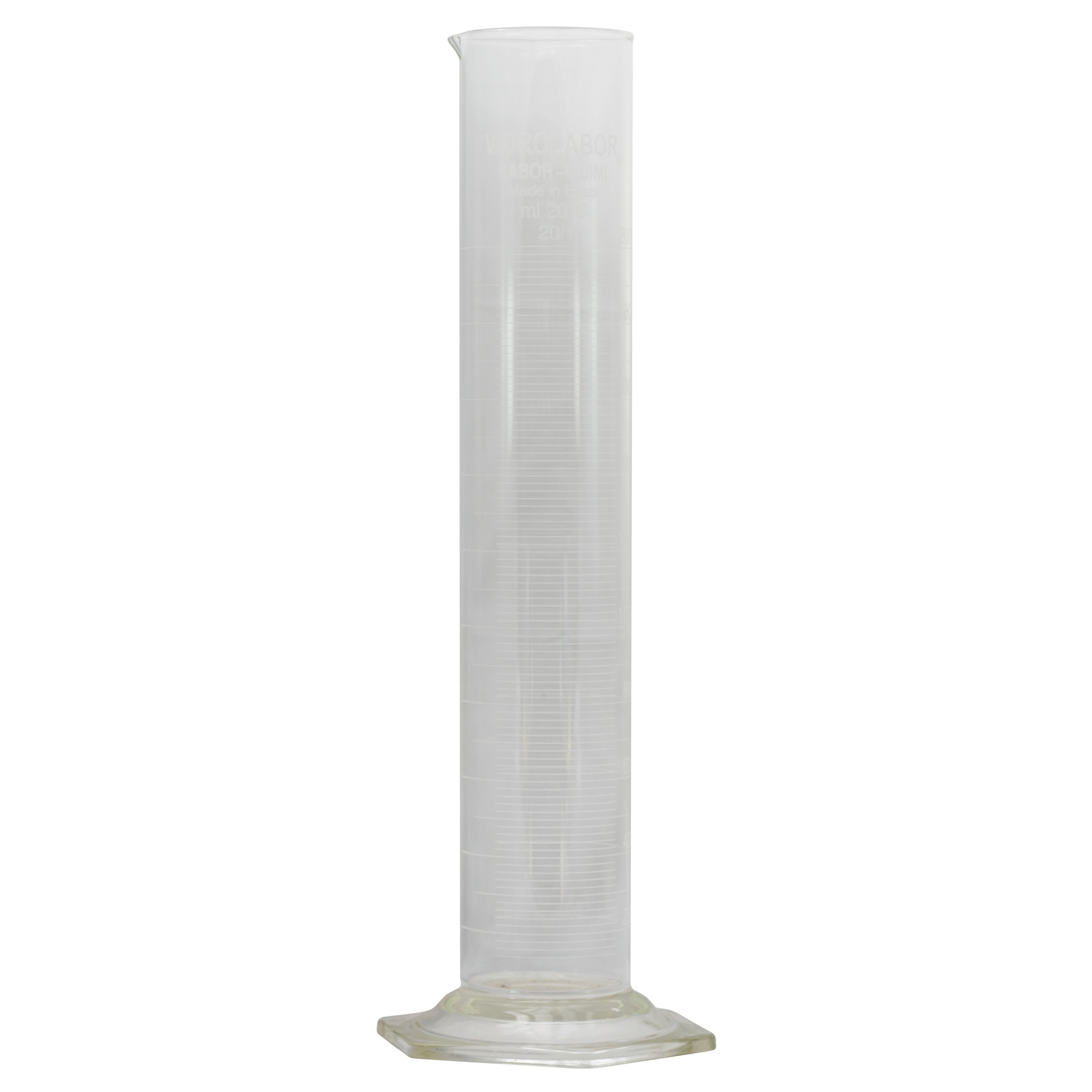 Proveta Graduada de Vidro 2000 ml em Vidro Borosilicato para medir líquidos Lubmix MIX-PGV2L