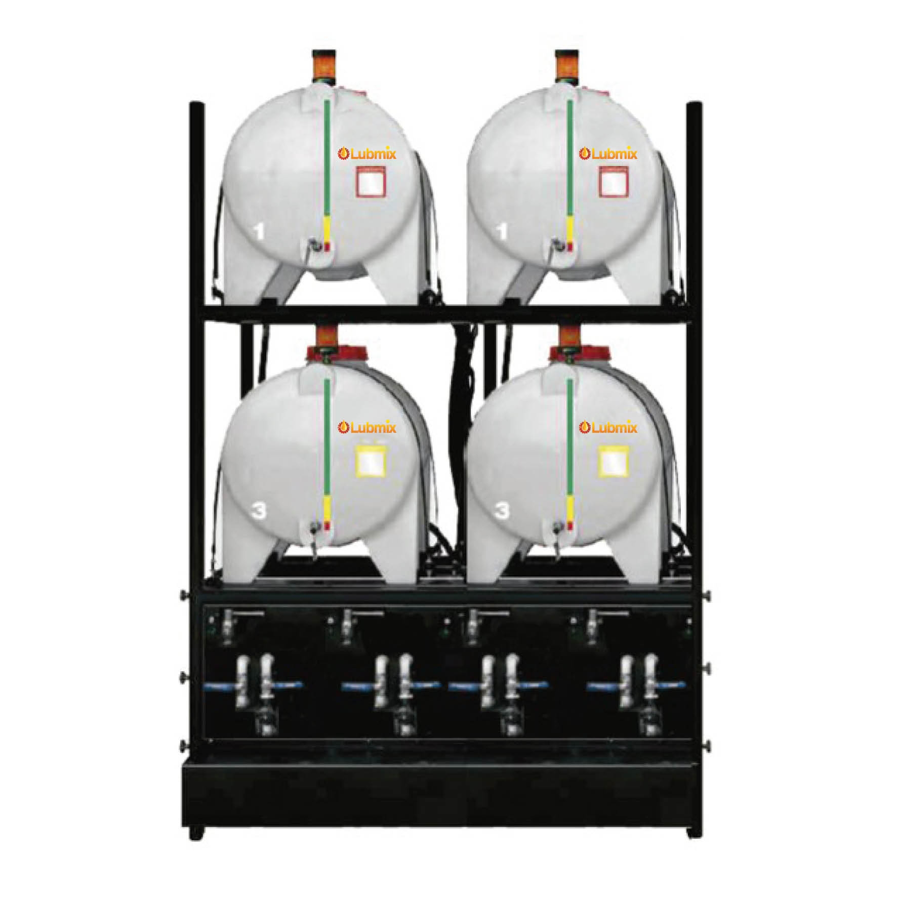 Sistema de Armazenamento Transferência e Filtragem Standard para Óleo Lubrificante Lubmix MIX-SATF04