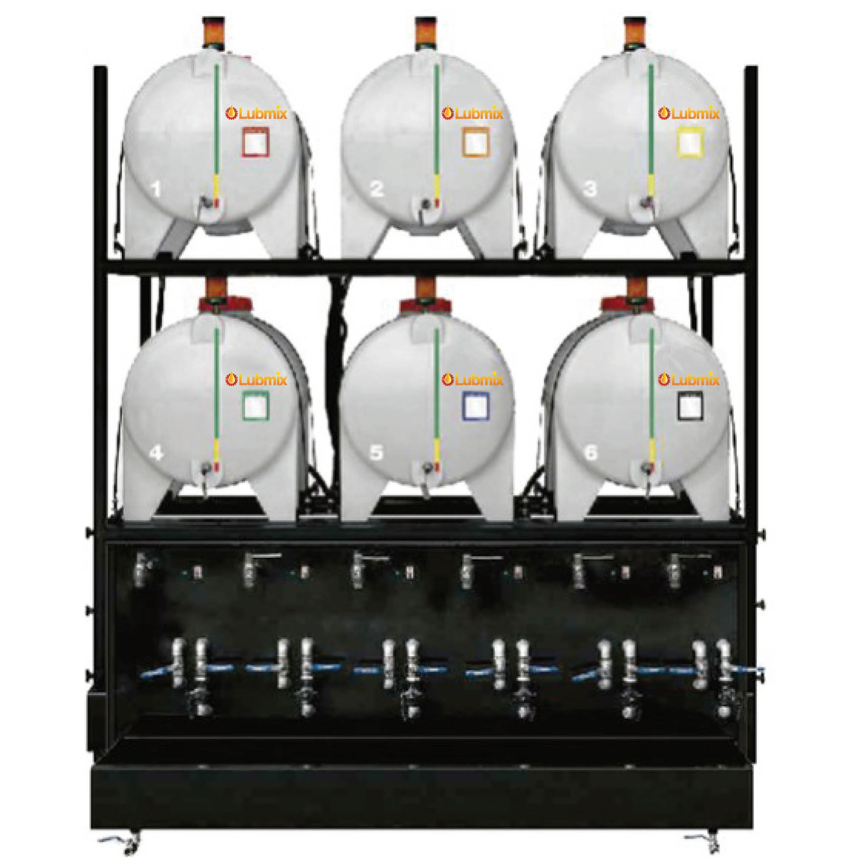 Sistema de Armazenamento Transferência e Filtragem Standard para Óleo Lubrificante Lubmix MIX-SATF06