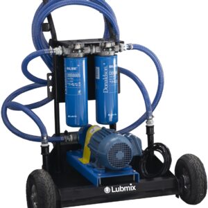 Unidade Móvel para Filtragem Elétrica de Óleo Lubrificante Lubmix MIX-UMF380, 380V – Vazão 40 L/min, Sistema Portátil com 2 Elementos Filtrantes para Óleo Lubrificante Industrial e Automotivo