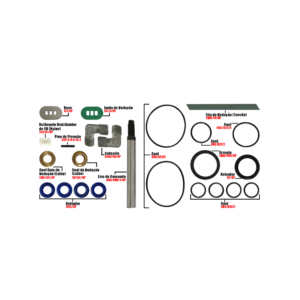 Kit Reparo do Motor de Ar MIX-1831B - para Propulsora Lubmix MIX-11PT3 e MIX-11PS3