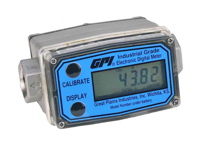 Medidor Digital Modular para Diesel Gasolina Etanol Arla 32 e Querosene GPI 2190 38LPM 1-2 Polegadas NPT